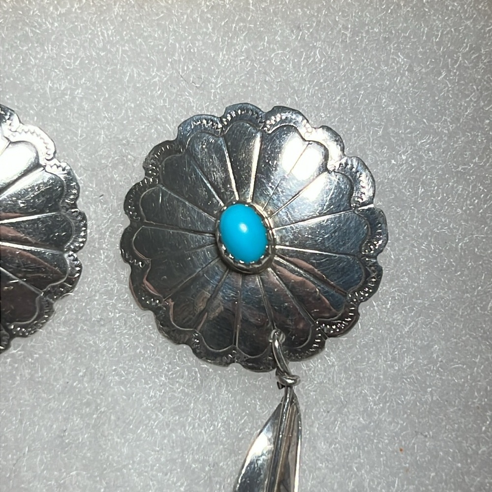 Native american earrings sterling silver - Picture 2 of 5